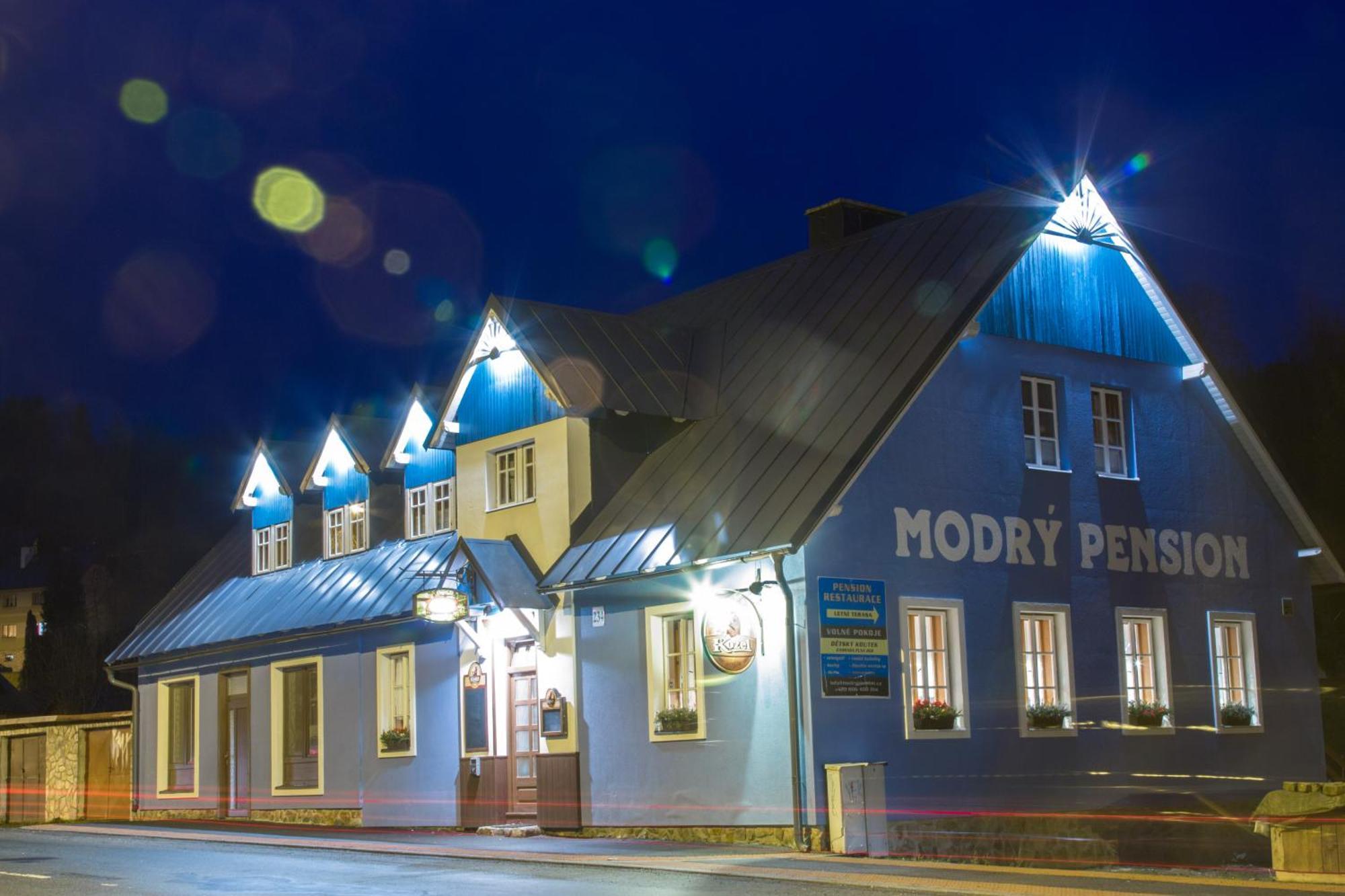 Modry Pension Rokytnice ロキトニツェ・ナト・イゼロウ エクステリア 写真
